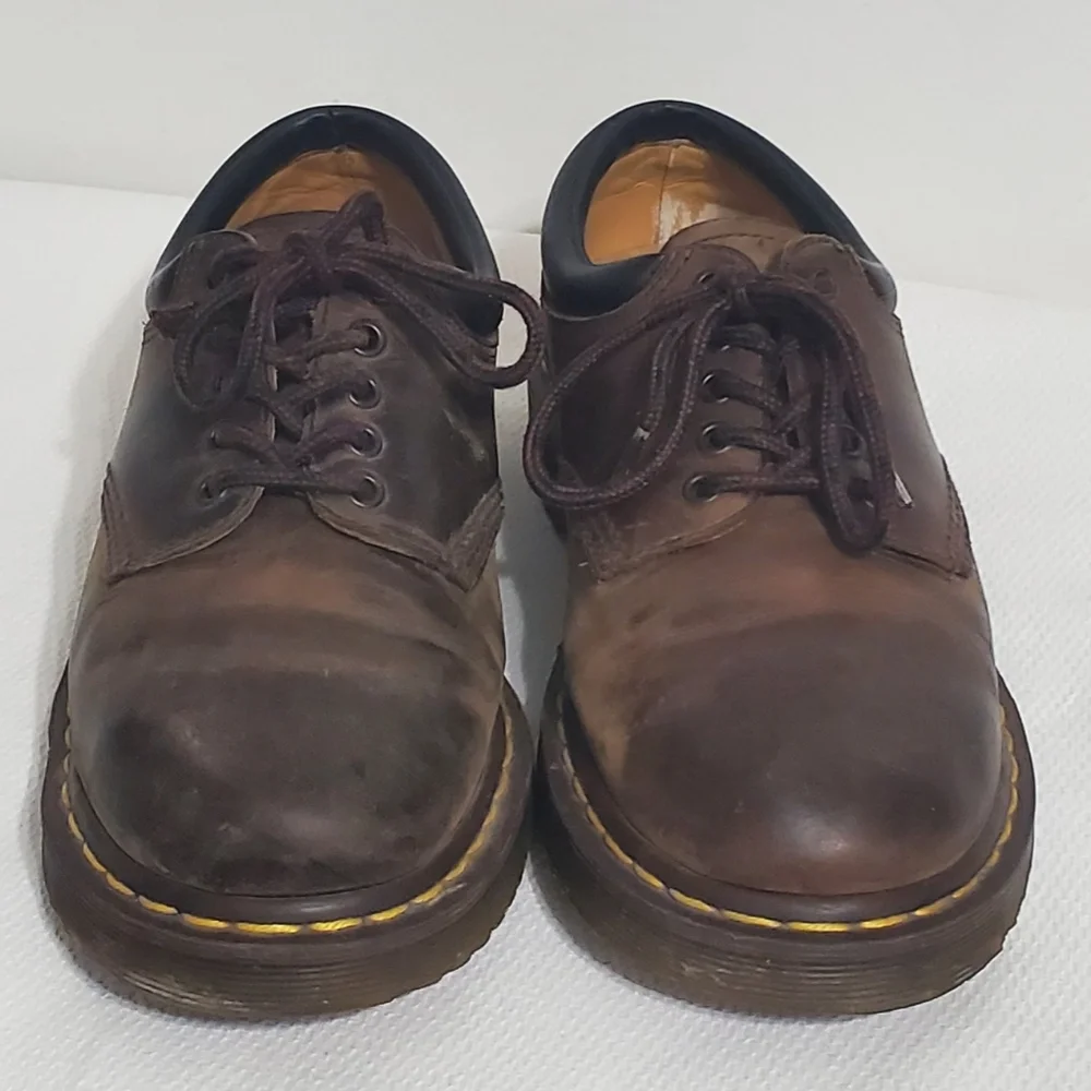 Dr. Martens 8053 Brown Leather Oxford Shoes Mens Size 10